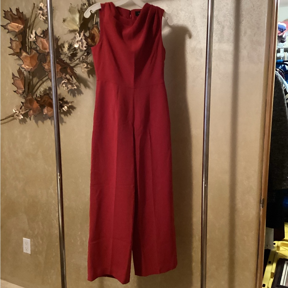 Banana Republic Vibrant Red Jumpsuit